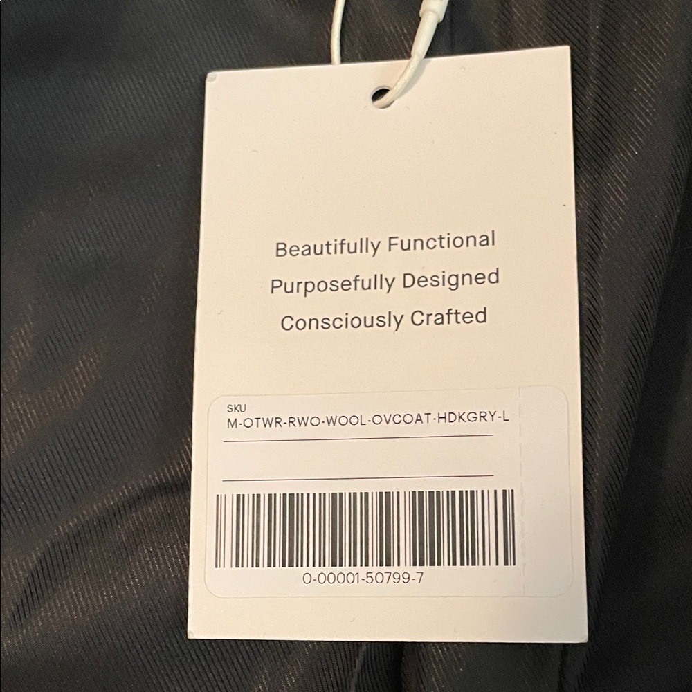 Everlane Men's Dark Wool Driving Coat - Picture 9 of 11